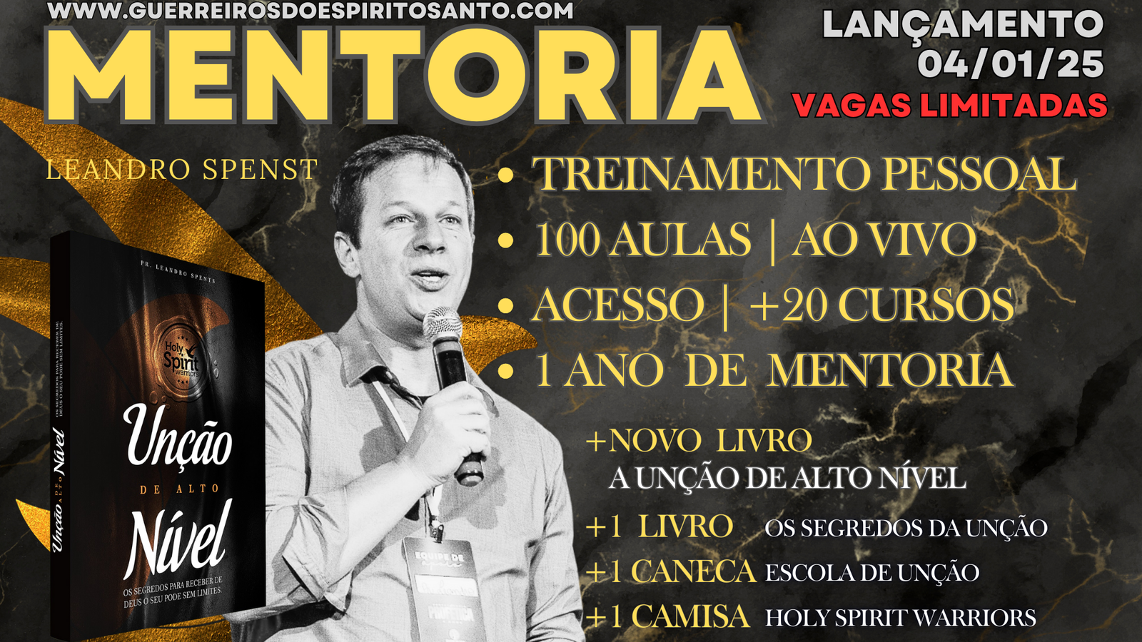 mentoria leandro spenst - escola de unção